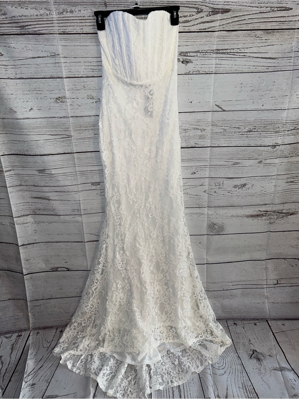 NWT Linen Lace Maxi Dress